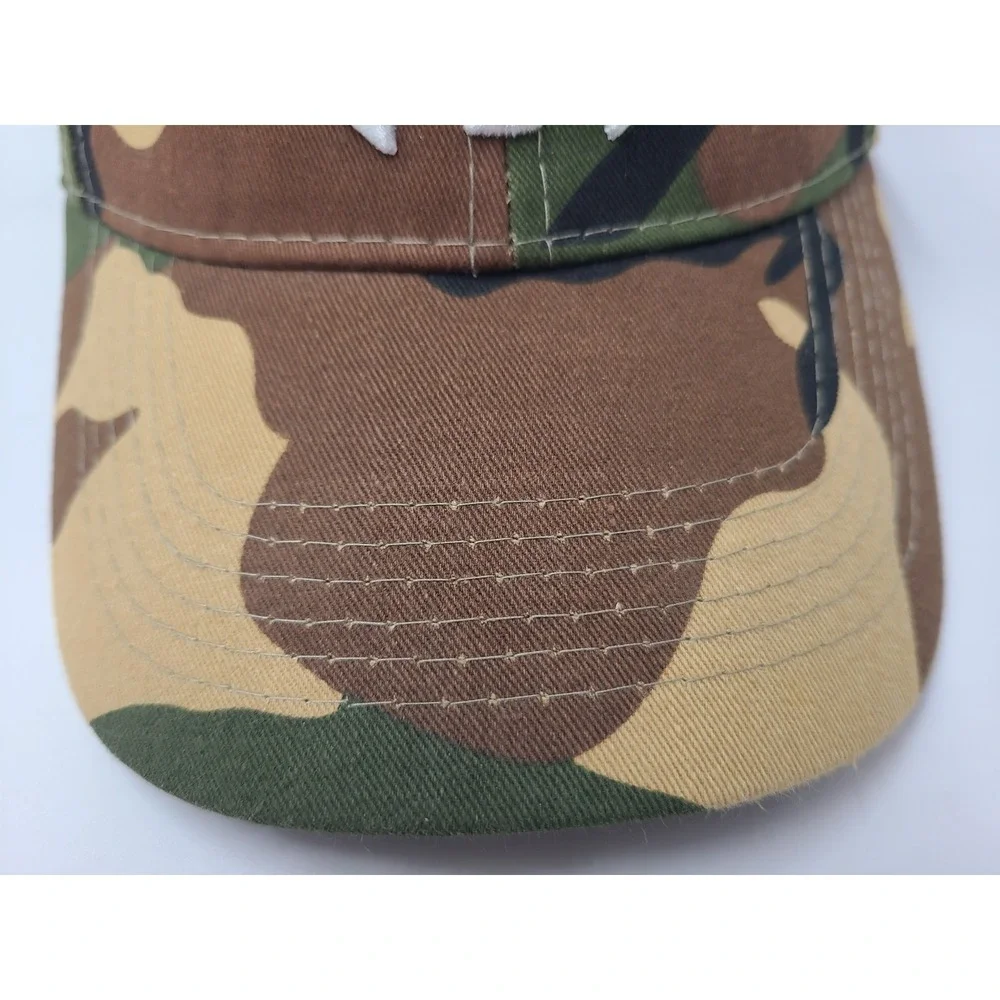 New York Yankees Camo Budweiser Adjustable Hat Cap SGA MLB Baseball‎ Brown Green